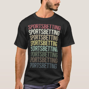 Farbenfrohe Sportwetten T-Shirt