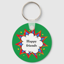 farbenfrohe Sprechblase