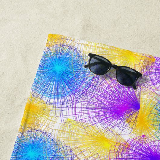 Farbenfrohe Sprial Circles Entspannen Strandtuch (Beispiel)