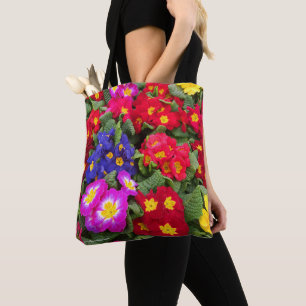 Farbenfrohe Springtime Floral Medley von Primulas Tasche