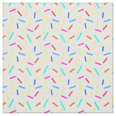 Farbenfrohe Sprinkle Line Confetti Muster Wenjr Stoff (Muster)