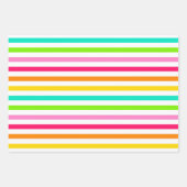 Farbenfrohe Sprinklen Ice Creme Geschenkpapier Set (Vorderseite)