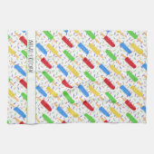 Farbenfrohe Sprinklen und Eisdiele Pop Sommermuste Geschirrtuch (Horizontal)