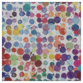 Farbenfrohe Spritzer abstraktes Design Stoff (Muster)