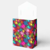 Farbenfrohe Spritzer Anpassbare Party Geschenkschachtel (Geöffnet)