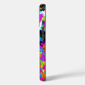 Farbenfrohe Spritzer Künstlerisch Case-Mate iPhone Hülle (Rückseite / Links)