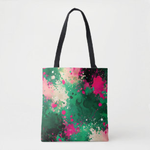 Farbenfrohe Spritzer Pinacoteca comunale Casa Rusc Tasche