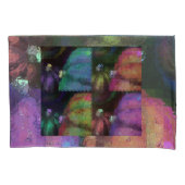 Farbenfrohe Squash Quilt Kissenbezug (Vorderseite-Links)