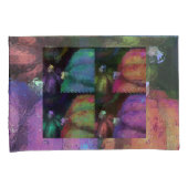Farbenfrohe Squash Quilt Kissenbezug (Vorderseite-Rechts)