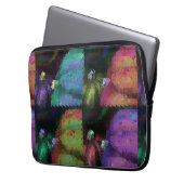 Farbenfrohe Squash Quilt Laptopschutzhülle (Vorderseite Links)