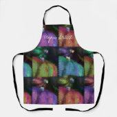 Farbenfrohe Squash Quilt Schürze (Vorderseite)