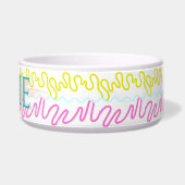 Farbenfrohe Squiggline Pet Bowl Napf (Rechts)