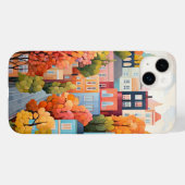 farbenfrohe Stadt Case-Mate iPhone Hülle (Rückseite (Horizontal))