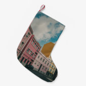 FARBENFROHE STADT KLEINER WEIHNACHTSSTRUMPF (Vorderansicht (hängend))