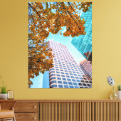 farbenfrohe Stadt Leinwanddruck (Insitu (Wohnzimmer))