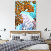 farbenfrohe Stadt Leinwanddruck (Insitu (Schlafzimmer))