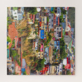 farbenfrohe Stadt Puzzle (Horizontal)