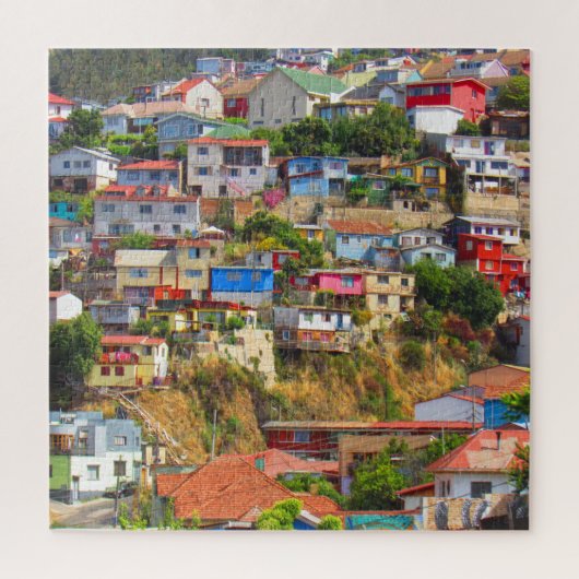 farbenfrohe Stadt Puzzle (Vertikal)