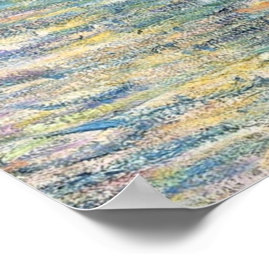 Farbenfrohe Stadtbild Poster (Ecke)