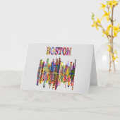 Farbenfrohe Stadtführung mit Boston Card Karte (Gelbe Blume)