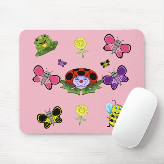 Farbenfrohe Standard Mousepad (Mit Mouse)