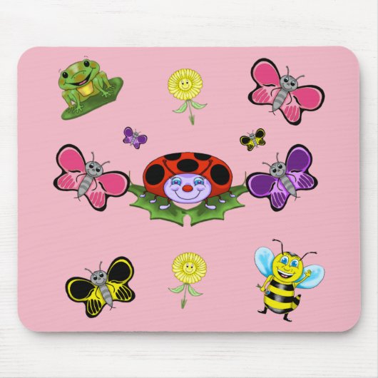 Farbenfrohe Standard Mousepad (Vorne)