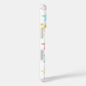 Farbenfrohe Star Doodle iPhone Case (Rückseite / Rechts)