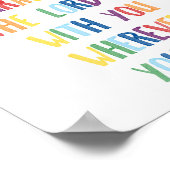 Farbenfrohe, starke und mutige Poster (Ecke)