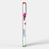 Farbenfrohe Stars - Fall Case-Mate iPhone Hülle (Rückseite / Rechts)