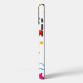 Farbenfrohe Stars - Fall Case-Mate iPhone Hülle (Rückseite / Links)