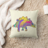 Farbenfrohe Stegosaurus Niedlich Jurassic Dinosaur Kissen (Decke)
