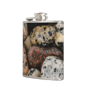 Farbenfrohe Steine Flachmann (Links)