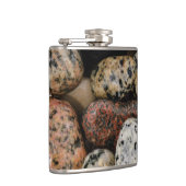 Farbenfrohe Steine Flachmann (Rechts)