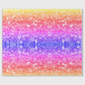 Farbenfrohe Steine Magic Matte Wrapping Paper Geschenkpapier (Flach)