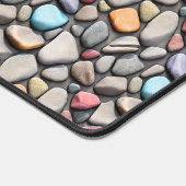 Farbenfrohe Steinmuster Schreibtischunterlage (Ecke)