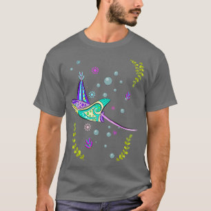 Farbenfrohe Sternchen T-Shirt