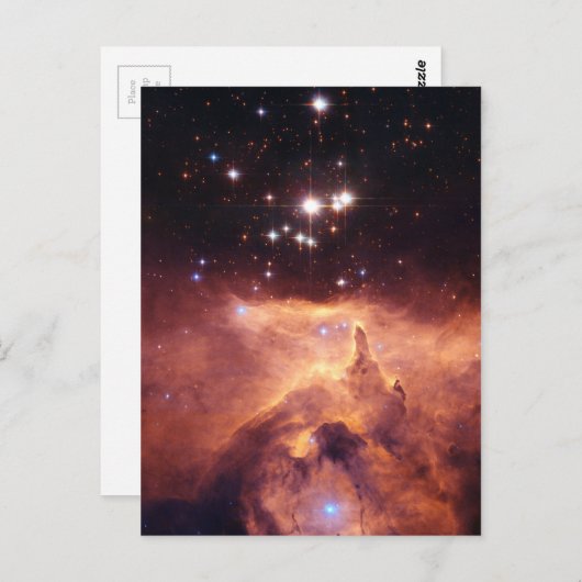 Farbenfrohe Sterncluster und Nebula Postkarte (Vorne/Hinten)
