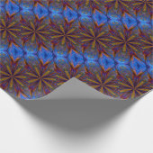 Farbenfrohe Sterne Abstraktes Design Geschenkpapier (Ecke)