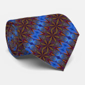 Farbenfrohe Sterne Abstraktes Design Krawatte (Gerollt)