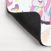Farbenfrohe Sterne Einhorn Magischer Individuelle  Mousepad (Ecke)