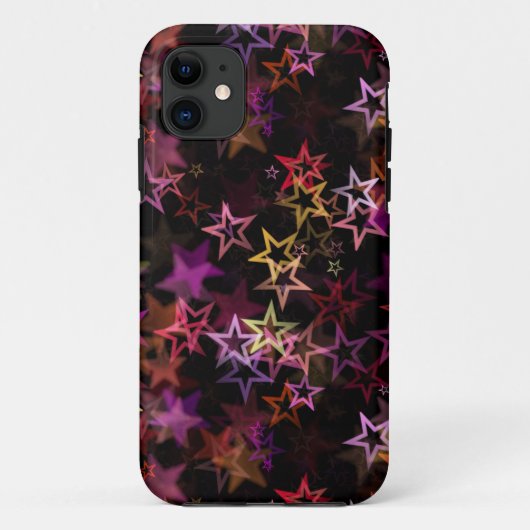 Farbenfrohe Sterne tanzen whimsisisch Case-Mate iPhone Hülle (Rückseite)