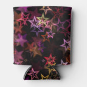 Farbenfrohe Sterne tanzen whimsisisch Dosenkühler (Vorderseite)