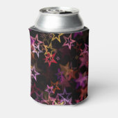 Farbenfrohe Sterne tanzen whimsisisch Dosenkühler (Kanne Rückseite)