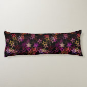 Farbenfrohe Sterne tanzen whimsisisch Seitenschläferkissen (Rückseite)