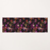 Farbenfrohe Sterne tanzen whimsisisch Yogamatte (Vorderseite (Horizontal))