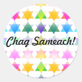 Farbenfrohe Sterne von David Sticker