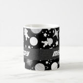 farbenfrohe Sternenmuster des Weltraums Kaffeetasse (Mittel)