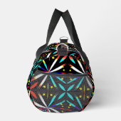 Farbenfrohe Sternexplosion Muster Duffle Bag (Rechts)