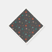 Farbenfrohe Sternexplosion Spaß Urlaub Neujahr Par Serviette (Ecke)