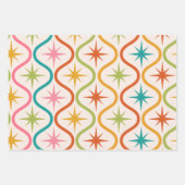 Farbenfrohe Sternexplosionen aus dem Mittelalter a Geschenkpapier Set (Vorderseite 3)